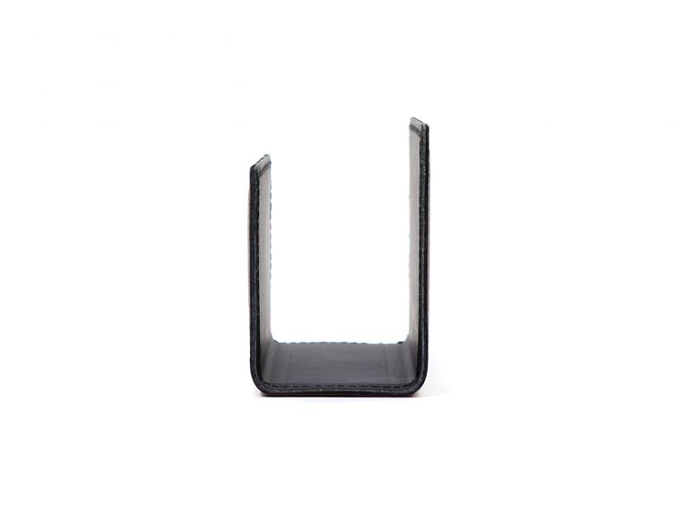 Porte lettres en cuir marron