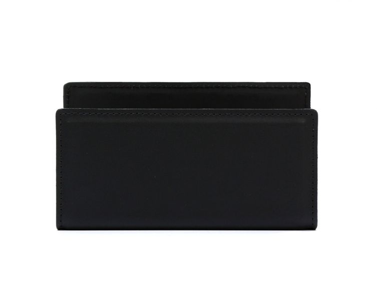 Porte lettres en cuir noir