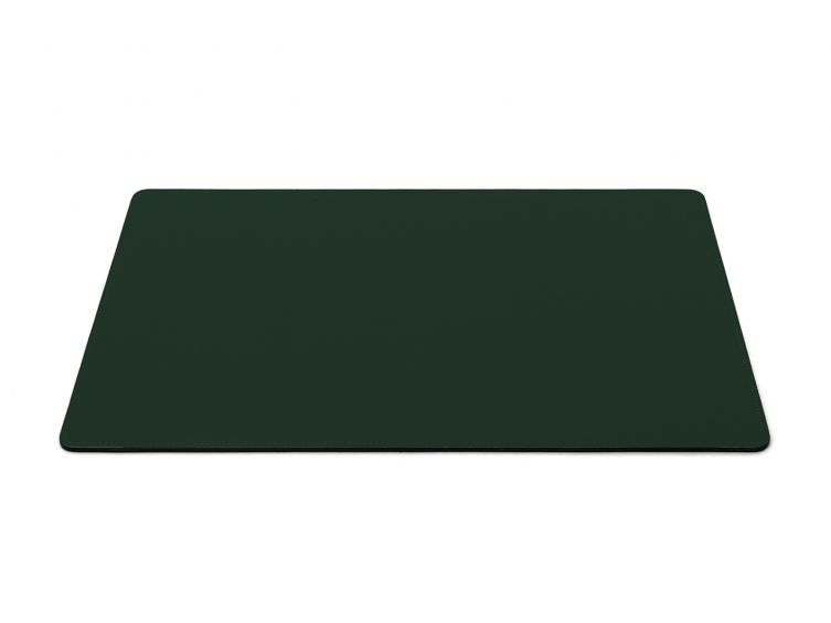 Sous-main de bureau - en cuir vert - 50x34 cm