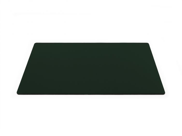 Sous-mains de bureau - en cuir vert - 60x40 cm