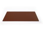Grand sous-mains - en cuir marron - 80x40 cm