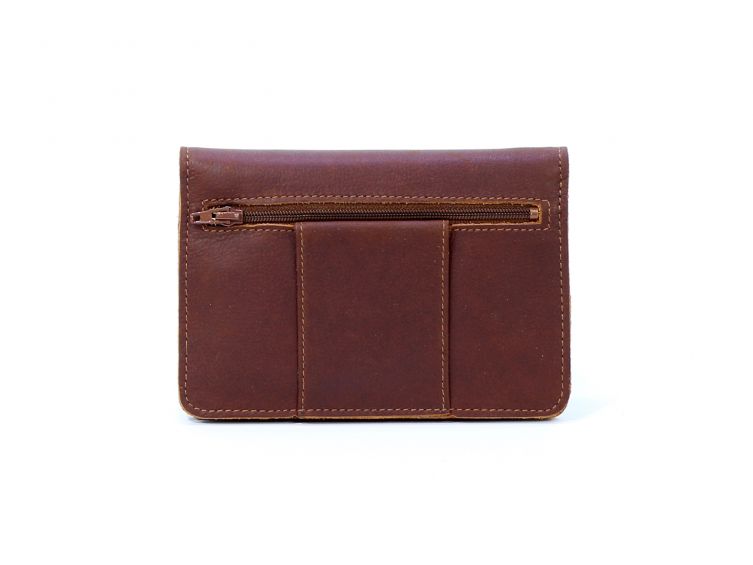 Portefeuille avec passant ceinture cuir gold - 036