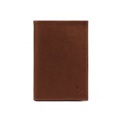 Portefeuille en cuir gold, à  4 volets - 220