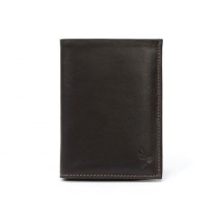 Portefeuille en cuir marron, à  3 volets - 582