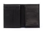 Portefeuille en cuir noir, à  3 volets - 582