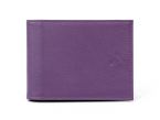Portefeuille à l'italienne en cuir - violet - 007