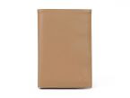 Portefeuille en cuir, à  4 volets - caramel - 220