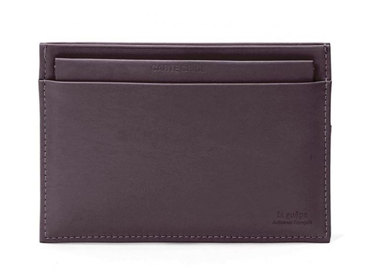 Porte-papier auto en cuir - marron - 248