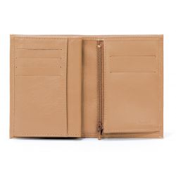 Portefeuille en cuir - caramel - 466