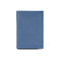 Portefeuille en cuir - bleu de prusse - 466