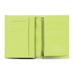 Portefeuille en cuir - anis - 466
