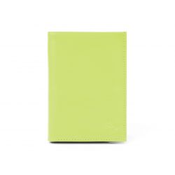 Portefeuille en cuir - anis - 466