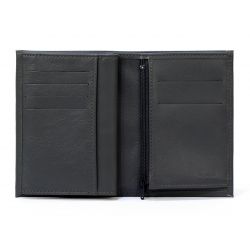 Portefeuille en cuir - noir - 466