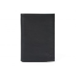 Portefeuille en cuir - noir - 466