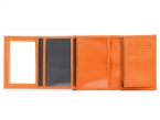 Portefeuille en cuir - orange - 466
