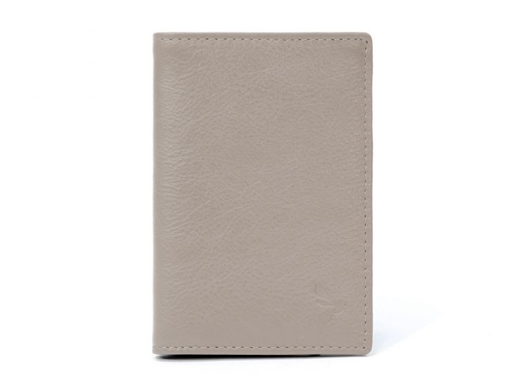 Portefeuille en cuir - Je Sors Ce Soir - taupe - 890