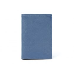 Portefeuille en cuir - Je Sors Ce Soir - bleu de prusse - 890