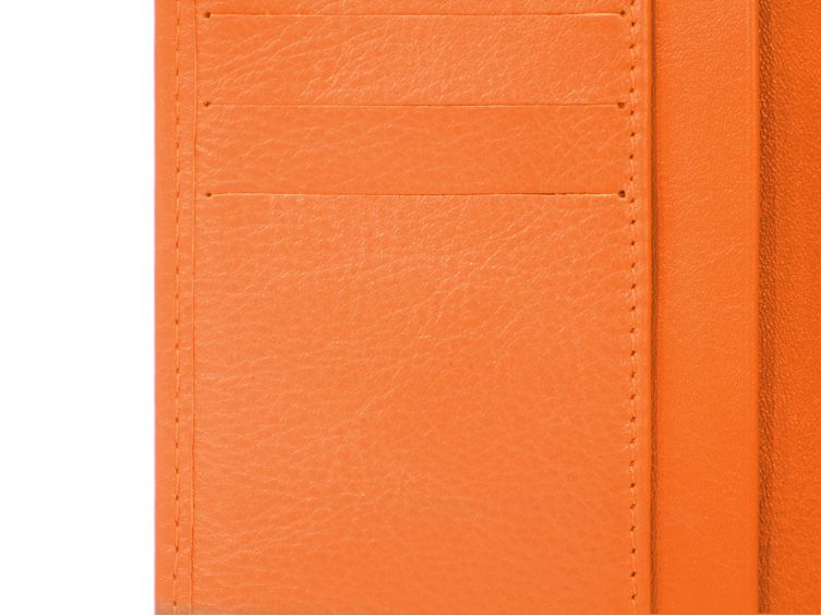 Portefeuille en cuir - Je Sors Ce Soir - orange - 890