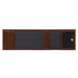Porte-chéquier compact en cuir - gold - 720