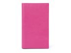 Porte-chéquier en cuir - fuchsia - 419