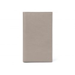 Porte-chéquier en cuir - taupe - 419
