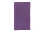 Porte-chéquier en cuir - violet - 419