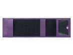 Porte-chéquier compact en cuir - violet - 720