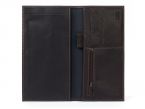 Porte-chéquier Professionnel en cuir - marron - 289
