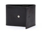 Porte-chéquier compact en cuir - noir - 720