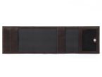 Porte-chéquier compact en cuir - marron - 720