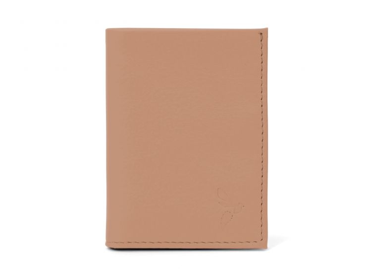 Porte-cartes compact caramel - 300