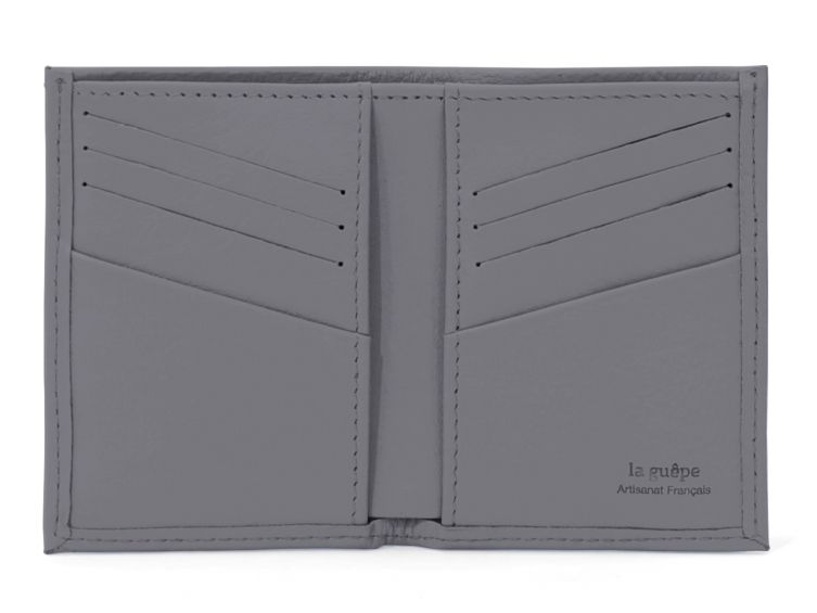 Porte-cartes compact gris - 300