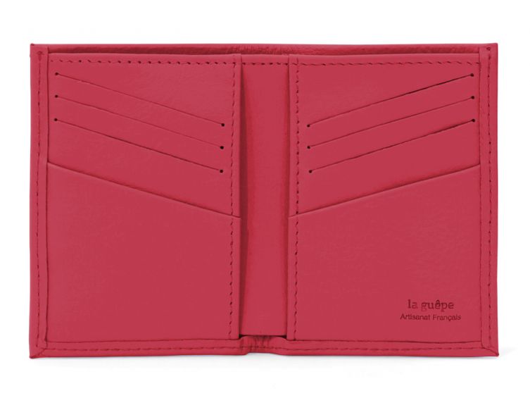 Porte-cartes compact rouge - 300