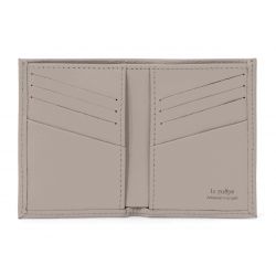 Porte-cartes compact taupe - 300