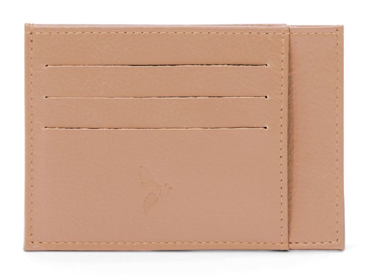 Porte-cartes compact caramel - 575