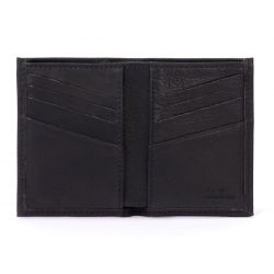 Porte-cartes pour homme en cuir noir 8 Cartes - 300