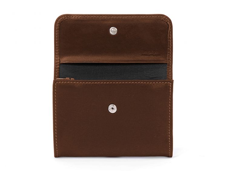 Porte-monnaie à rabat en cuir gold - 004