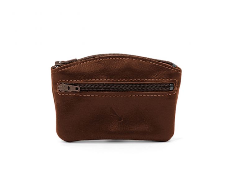 Porte-monnaie fermeture zippée cuir gold - 204
