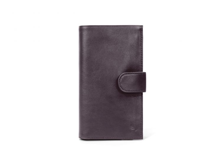 Compagnon portefeuille en cuir marron - 464