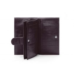 Compagnon portefeuille en cuir marron - 464