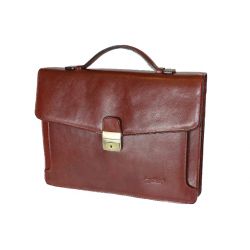 Serviette en cuir cognac - 207