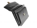 Serviette en cuir noir - 207