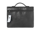 Serviette en cuir noir - 207