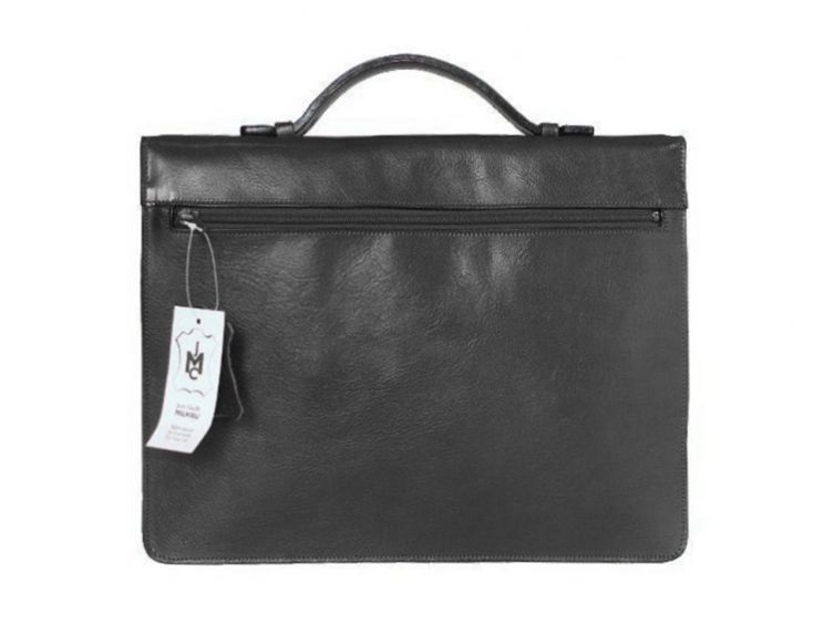 Serviette en cuir noir - 207