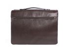Grand cartable Dominique cuir marron 