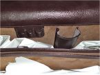 Grand cartable Dominique cuir marron 