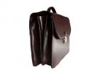 Grand cartable Dominique cuir marron 