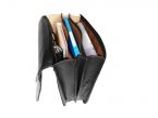 Grand cartable Dominique cuir noir