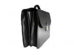 Grand cartable Dominique cuir noir