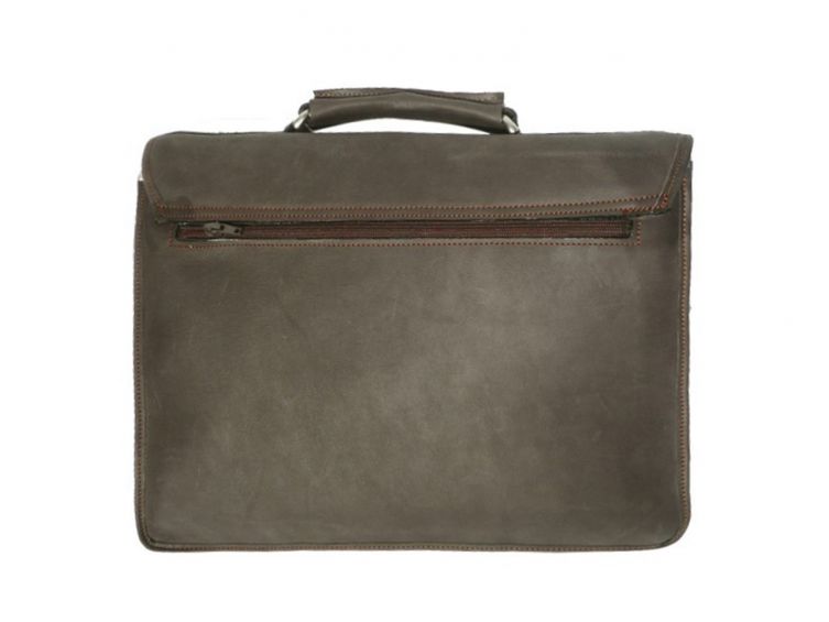 Cartable en cuir marron 248